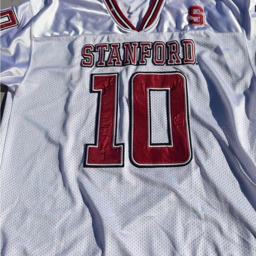 Stanford White and Red Jersey